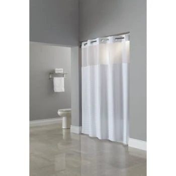 Focus Products Hookless Madison Shower Curtain 71 X 74" White Case Of 12 3 Focus Products Hookless Madison Shower Curtain 71 X 74" White Case Of 12