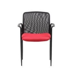 Boss Stackable Mesh Guest Chair Red -Home Furnishing Store 715668 w DetailedProductView5 Lg