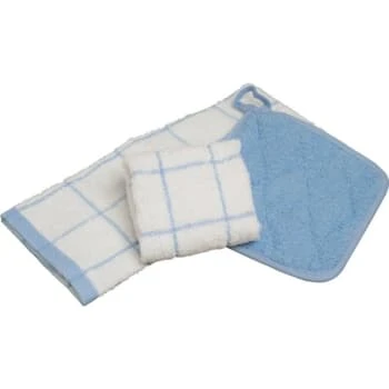 GENERIC Pot Holder 7x7 Blue Package Of 12 4 GENERIC Pot Holder 7x7 Blue Package Of 12 - Image 2