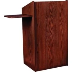 Oklahoma Sound Aristocrat Floor Lectern, Mahogany