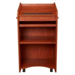 Oklahoma Sound Aristocrat Floor Lectern, Wild Cherry -Home Furnishing Store 723356 w DetailedProductView3 Lg
