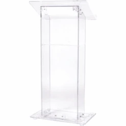 Oklahoma Sound Acrylic Shelf Clear Lectern