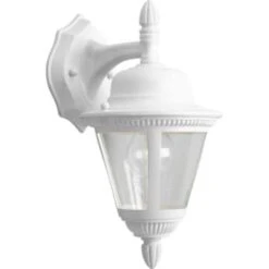 Progress Lighting Led Westport White One-Light Wall Lantern