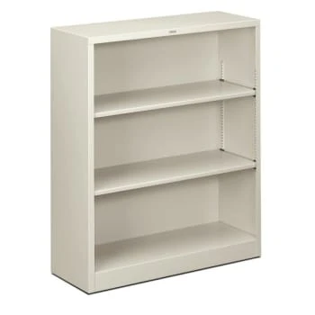 Hon® Brigade 3-Shelf Light Gray Steel Bookcase 3 Hon® Brigade 3-Shelf Light Gray Steel Bookcase