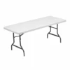 Realspace® Gray Molded Plastic Top Folding Table 6' W -Home Furnishing Store 739021 w MainProductImage BUS Lg
