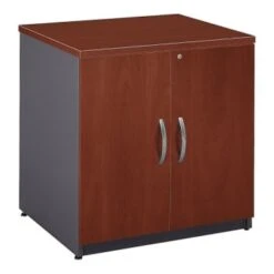 Bush Business Furniture Hansen Cherry/graphite Gray Components Storage Cabinet