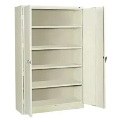 Tennsco® 5-Shelf Putty Steel Jumbo Storage Cabinet 78 X 48inch