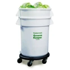 Rubbermaid Greenskeeper 20 Gallon Plastic Vegetable Crisper Container W/ Lid And Dolly