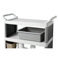 Rubbermaid 7.1 Gallon Undivided Utility/bus Box (Gray) (6-Pack) -Home Furnishing Store 745891 w DetailedProductView2 Lg