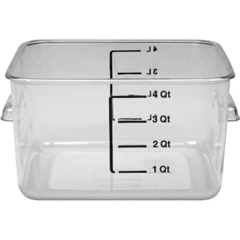Rubbermaid 4 Qt Polycarbonate Square Storage Container (12-Pack) 3 Rubbermaid 4 Qt Polycarbonate Square Storage Container (12-Pack)