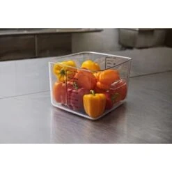 Rubbermaid 12 Qt Polycarbonate Square Food Storage Container W/ Liter (6-Pack) -Home Furnishing Store 745932 w DetailedProductView3 Lg