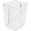 Rubbermaid 22 Qt Polycarbonate Square Food Storage Container W/ Liter (6-Pack) -Home Furnishing Store 745934 V Lg