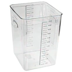 Rubbermaid 22 Qt Polycarbonate Square Food Storage Container W/ Liter (6-Pack) -Home Furnishing Store 745934 w DetailedProductView2 Lg