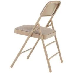 National Public Seating® Premium Fabric Beige Folding Chairs, Package Of 4 14 National Public Seating® Premium Fabric Beige Folding Chairs, Package Of 4 -Home Furnishing Store 751433 DetailedProductView3 Lg