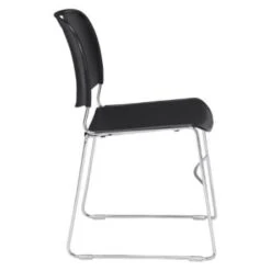 National Public Seating® Ultra Compact Plastic Stack Chair Black 14 National Public Seating® Ultra Compact Plastic Stack Chair Black -Home Furnishing Store 751770 w DetailedProductView2 Lg