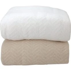 Grand Patrician Blanket Queen 90x90 White Case Of 2