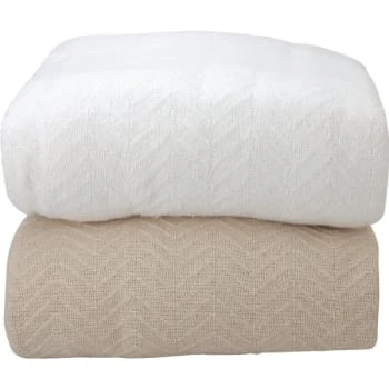 Grand Patrician Blanket Queen 90x90 White Case Of 2 3 Grand Patrician Blanket Queen 90x90 White Case Of 2