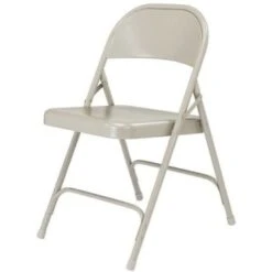 National Public Seating® Npsc Gray Steel Folding Chair Package Of 4 -Home Furnishing Store 761201 DetailedProductView1 Lg