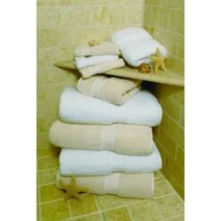 1888 Mills Oasis Bath Towel Dobby 30x58 20 Lbs/Dozen White Case Of 24