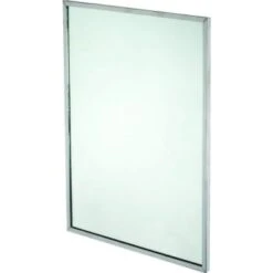 Bobrick® 18 X 24 In Stainless Steel Framed Mirror