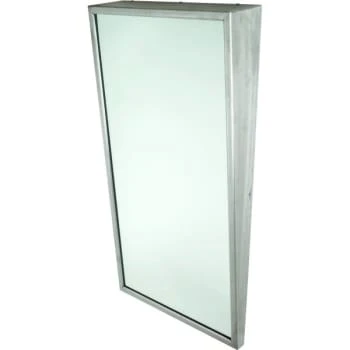 Bobrick® 18 X 30 In Satin Stainless Steel Framed Angled Mirror 3 Bobrick® 18 X 30 In Satin Stainless Steel Framed Angled Mirror