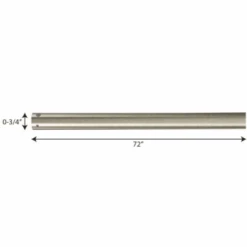 Progress Lighting Antique Nickel Airpro 72 Ceiling Fan Downrod -Home Furnishing Store 951681 w DetailedProductView1 Lg