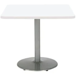 Kfi Seating 42 In Cafe Table (White)