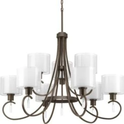 Progress Lighting® Invite 9-Light Indoor Chandelier (Mylar)