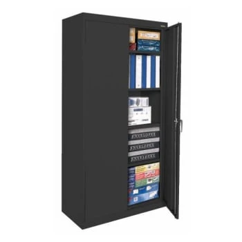 Sandusky® 36x72x18-Inch Diameter Steel Freestanding Garage Cabinet 4 Sandusky® 36x72x18-Inch Diameter Steel Freestanding Garage Cabinet - Image 2