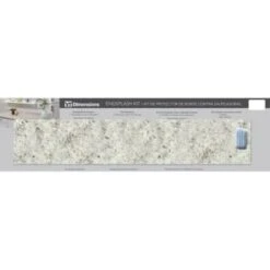 Vt Industries White Juparana Universal End Splash Kit