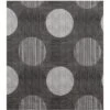 Martex Rx Bedspread King 120x118 Throw Style Circles And Stripes Black And Grey 2 Martex Rx Bedspread King 120x118 Throw Style Circles And Stripes Black And Grey -Home Furnishing Store Martex Swatch Pattern Black and Grey V Lg 1
